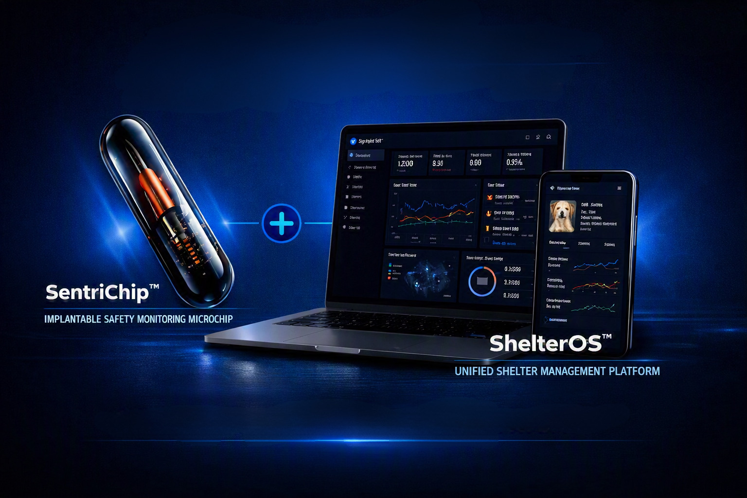 Guardian IntelliTech Corp Flagship Product Snapshot — SentriChip and ShelterOS integration flyer